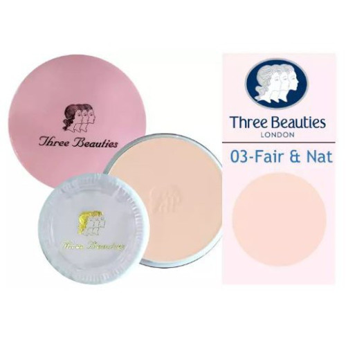 Three Beauties 804 Cream Powder Fair & Natural 03