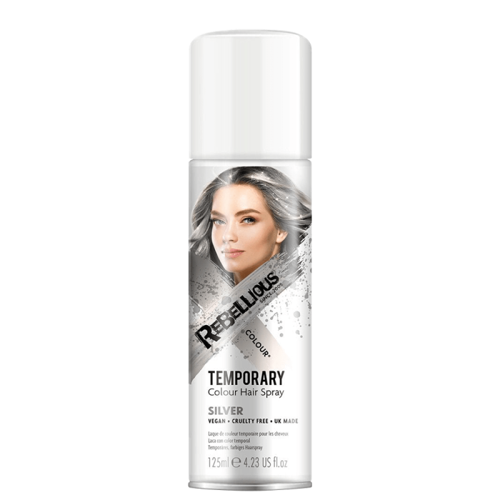 Rebellious Colours Temp Colour Hair Spray Silver