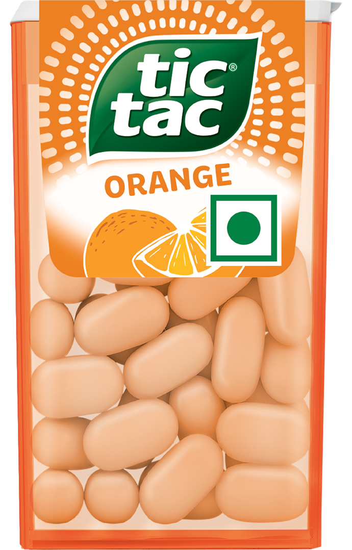 Tic Tac Orange Flavoured Mints (15 Mints)