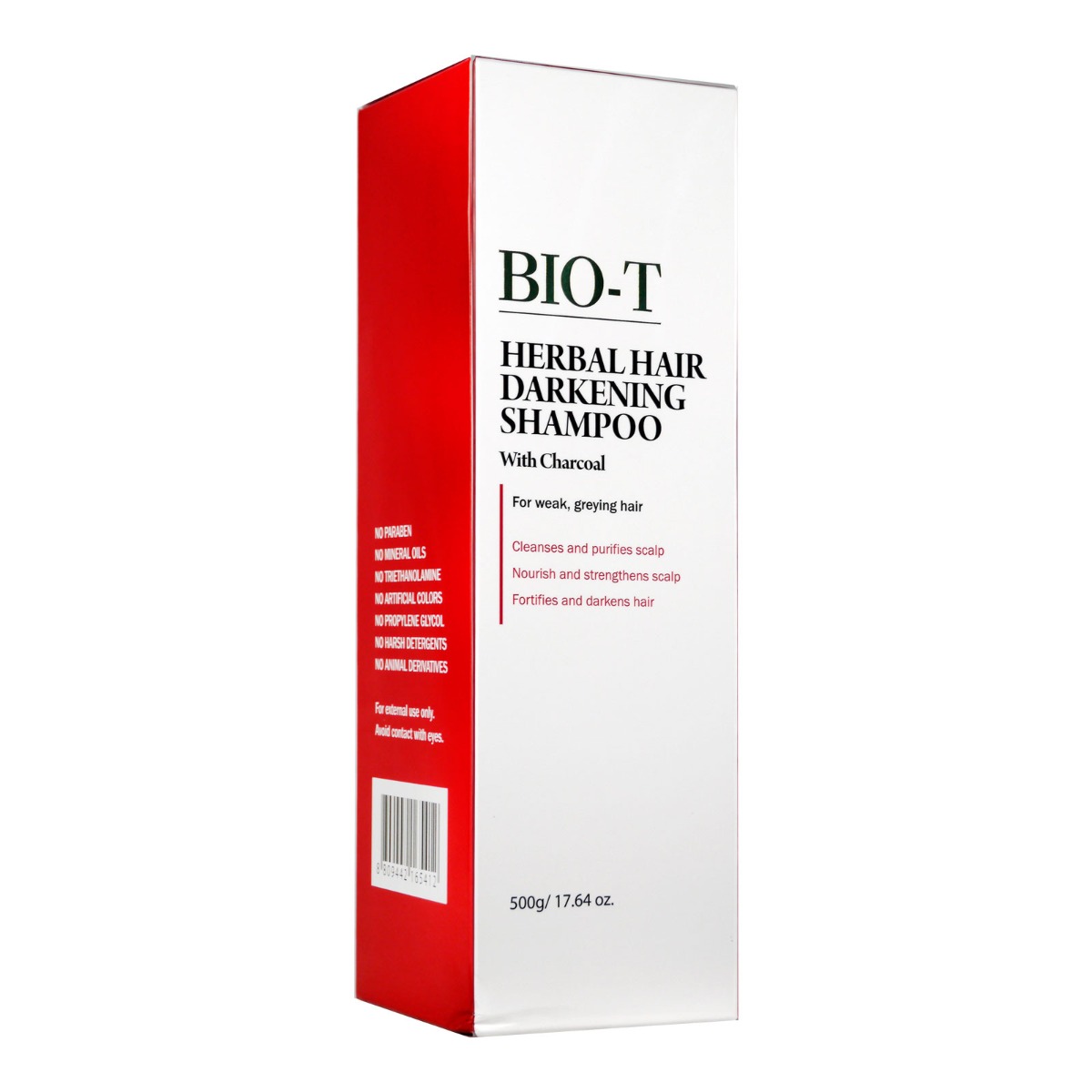 Bio-T Herbal Hair Darkening Shampoo with Charcoal, 500 g