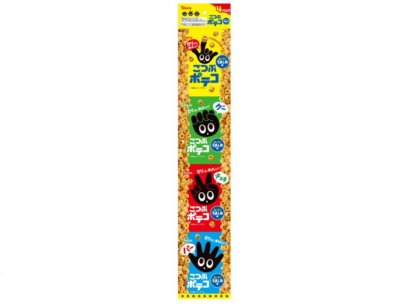 Tohato Finger Potato Ring Snack 14gx4pack