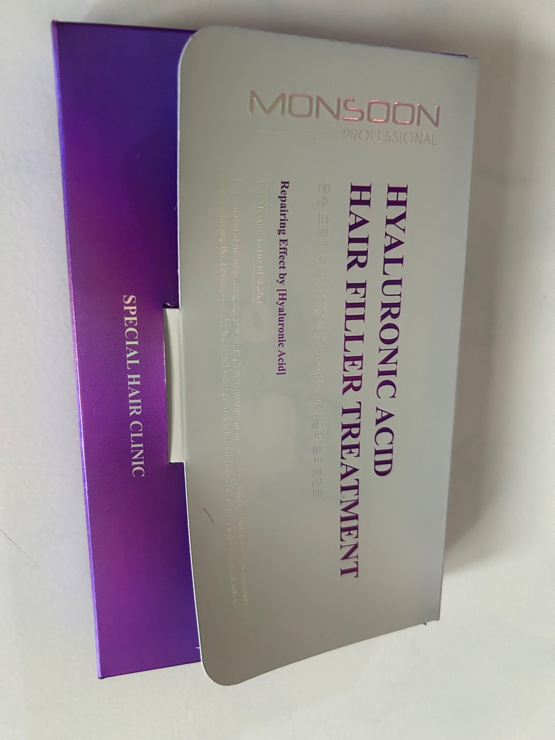 Monsoon Professional Hair Filler Treatment Hyaluronic Acid 10x13ml