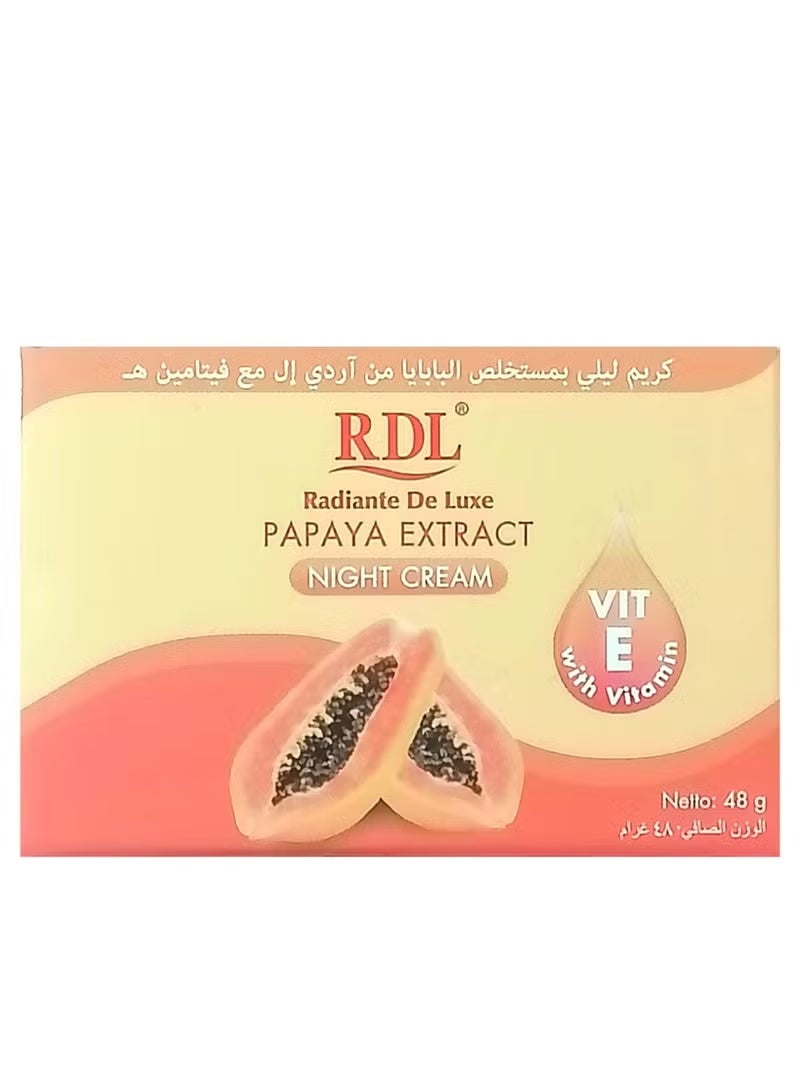 RDL Papaya Extract Night Cream With Vitamin E