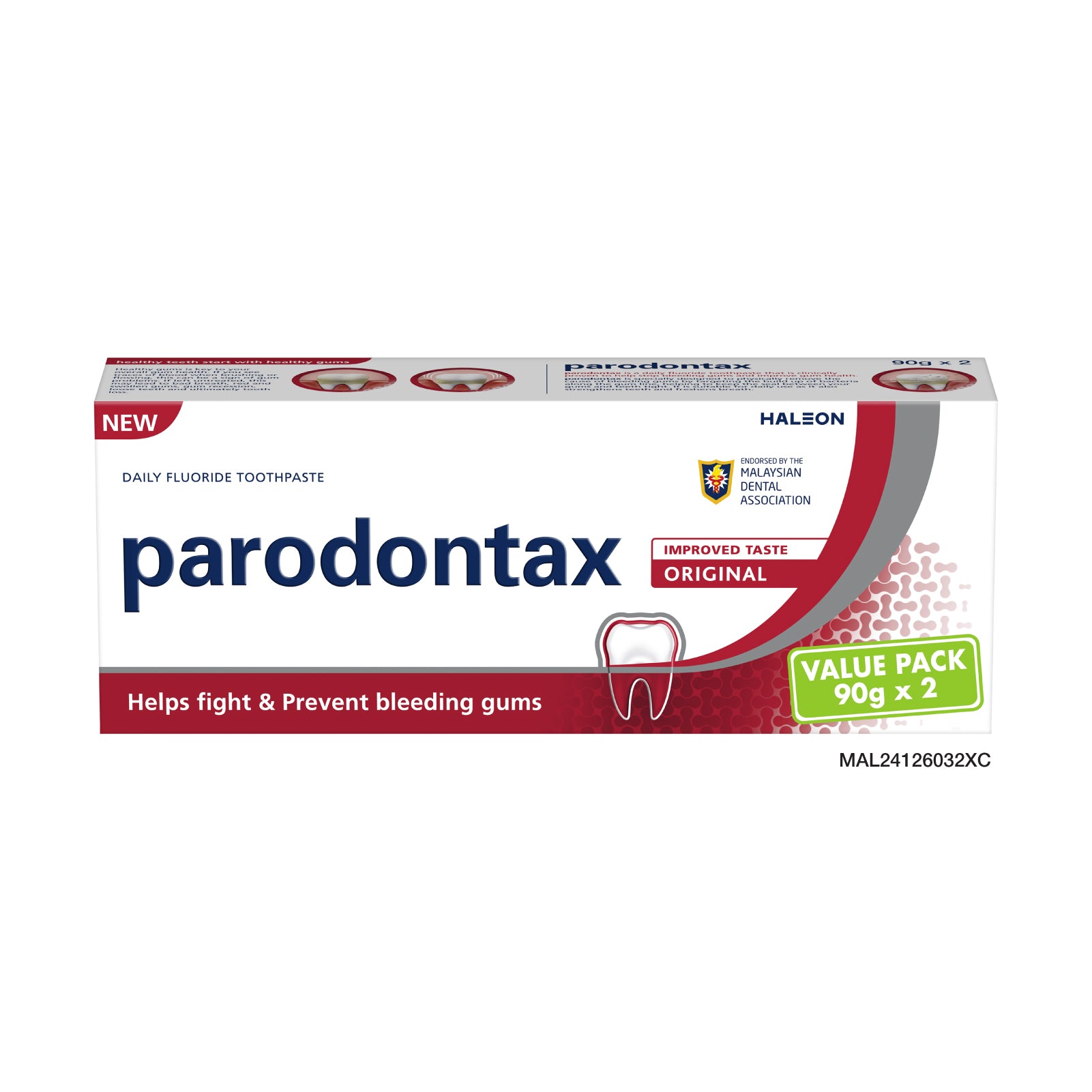 Parodontax Fluoride Toothpaste Original 90gx2