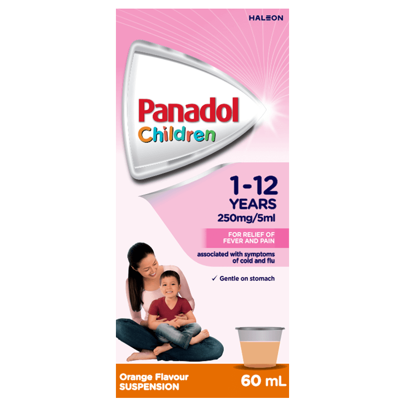 Panadol Children Orange Suspension 250mg