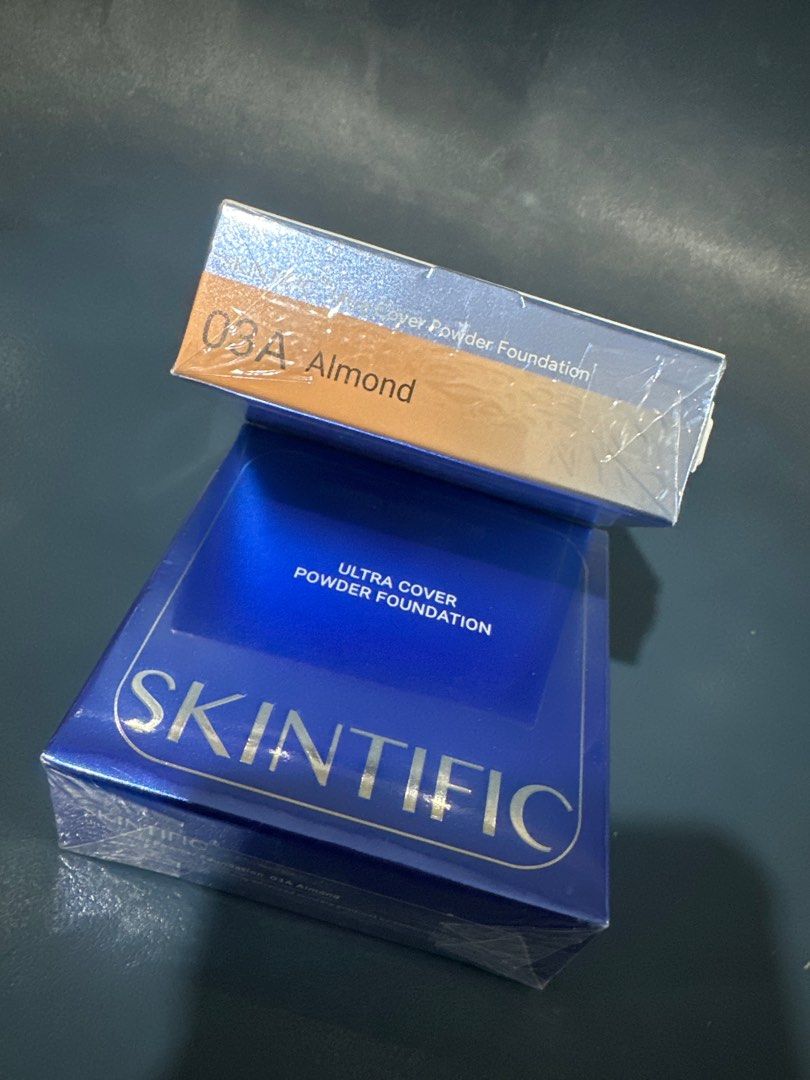 Skintific Ultra Cover Powder Foundation 03A Almond