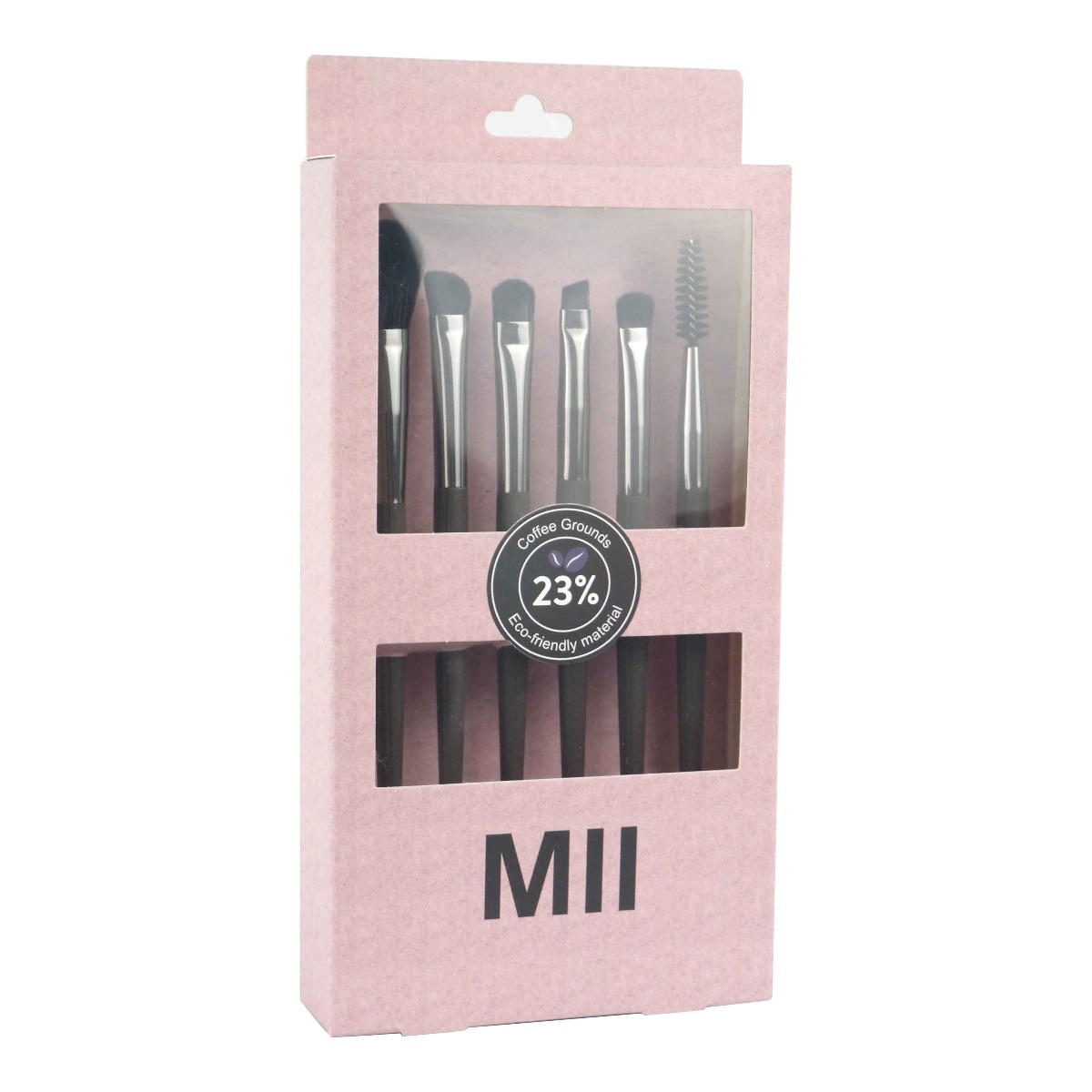 Mii Coffee Ground 6s Eye Brush Set