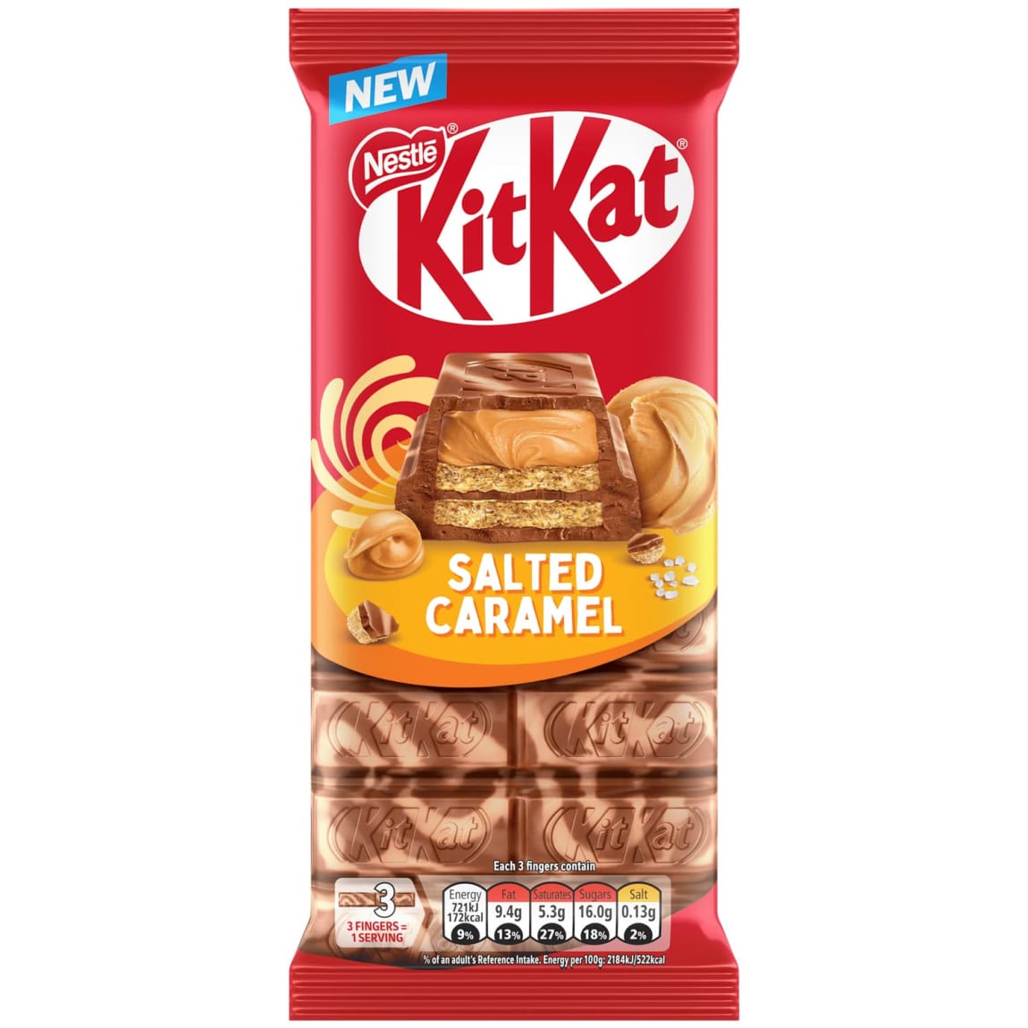 Nestle Kit Kat Bar Salted Caramel 99g