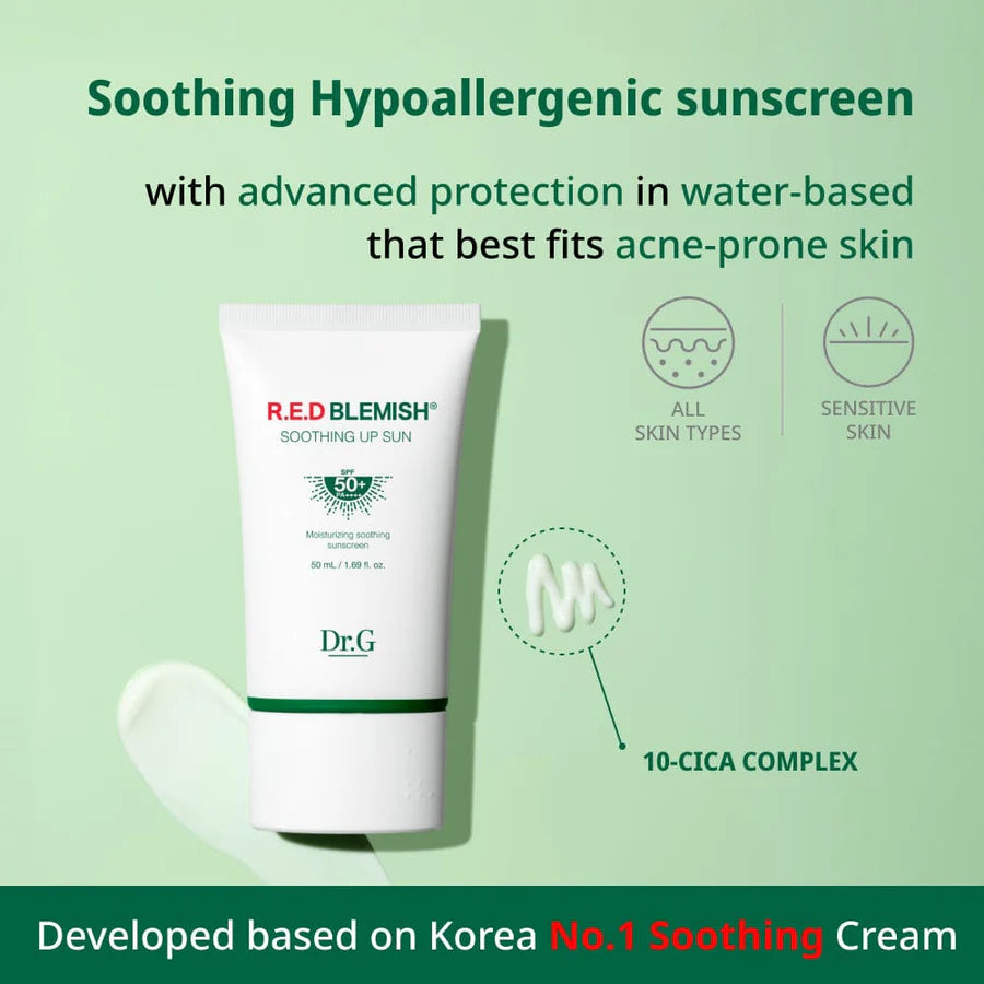 Dr G R.E.D Blemish Clear Soothing Up Sun SPF50+