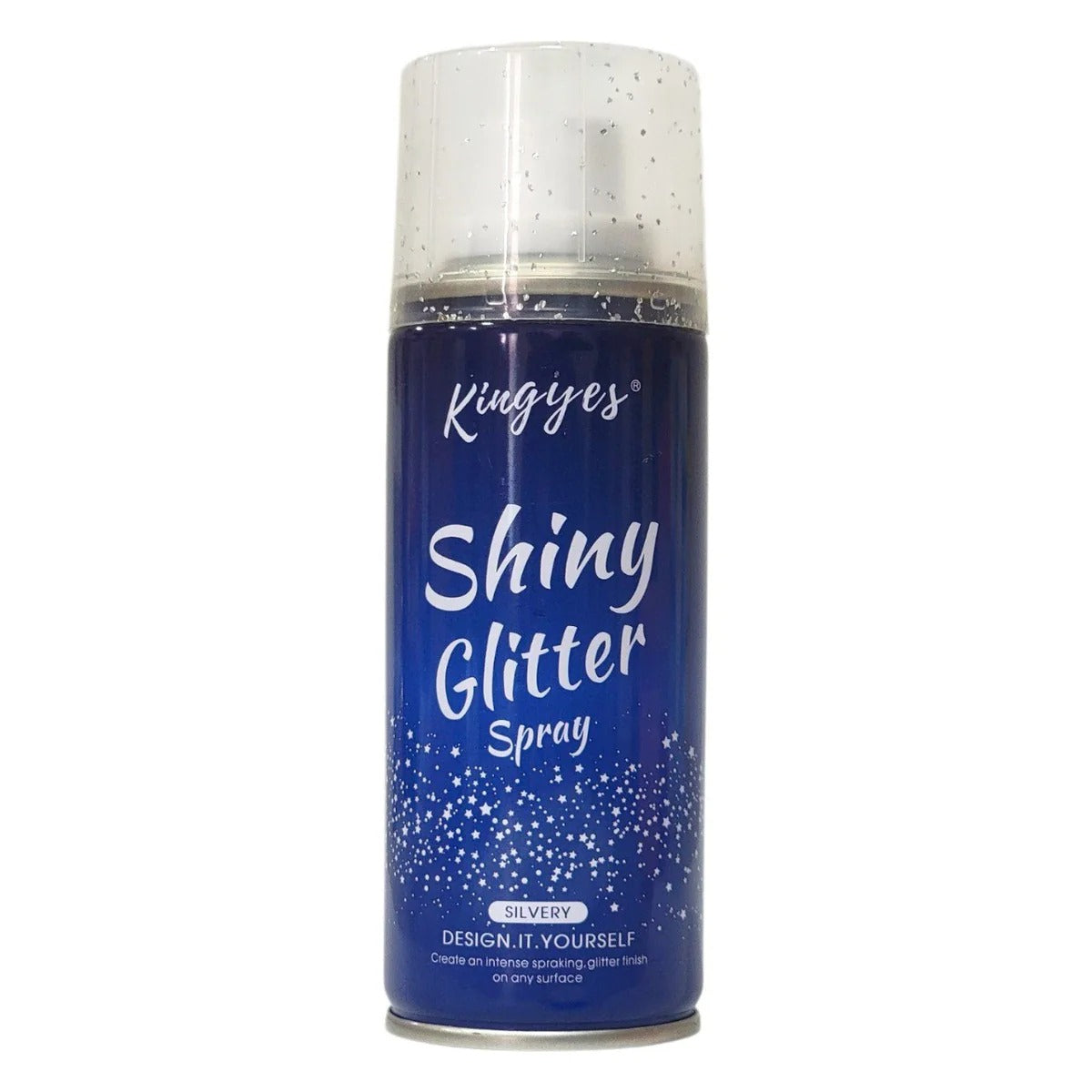 Kingyes Shiny Glitter Spray 120ml Silvery
