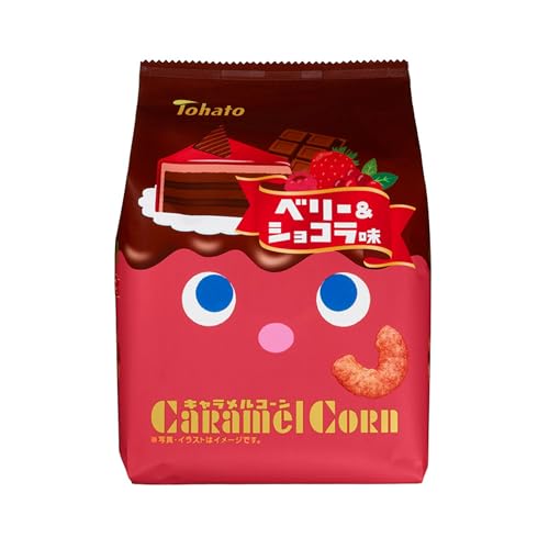 Tohato Caramel Corn Berry & Choco Snack Pack 62g