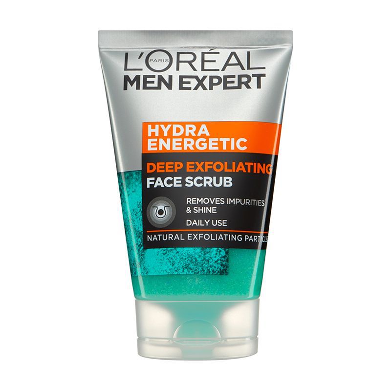 L'Oreal Men Scrub Hydra Energetic 100ml Deep Exfoliating