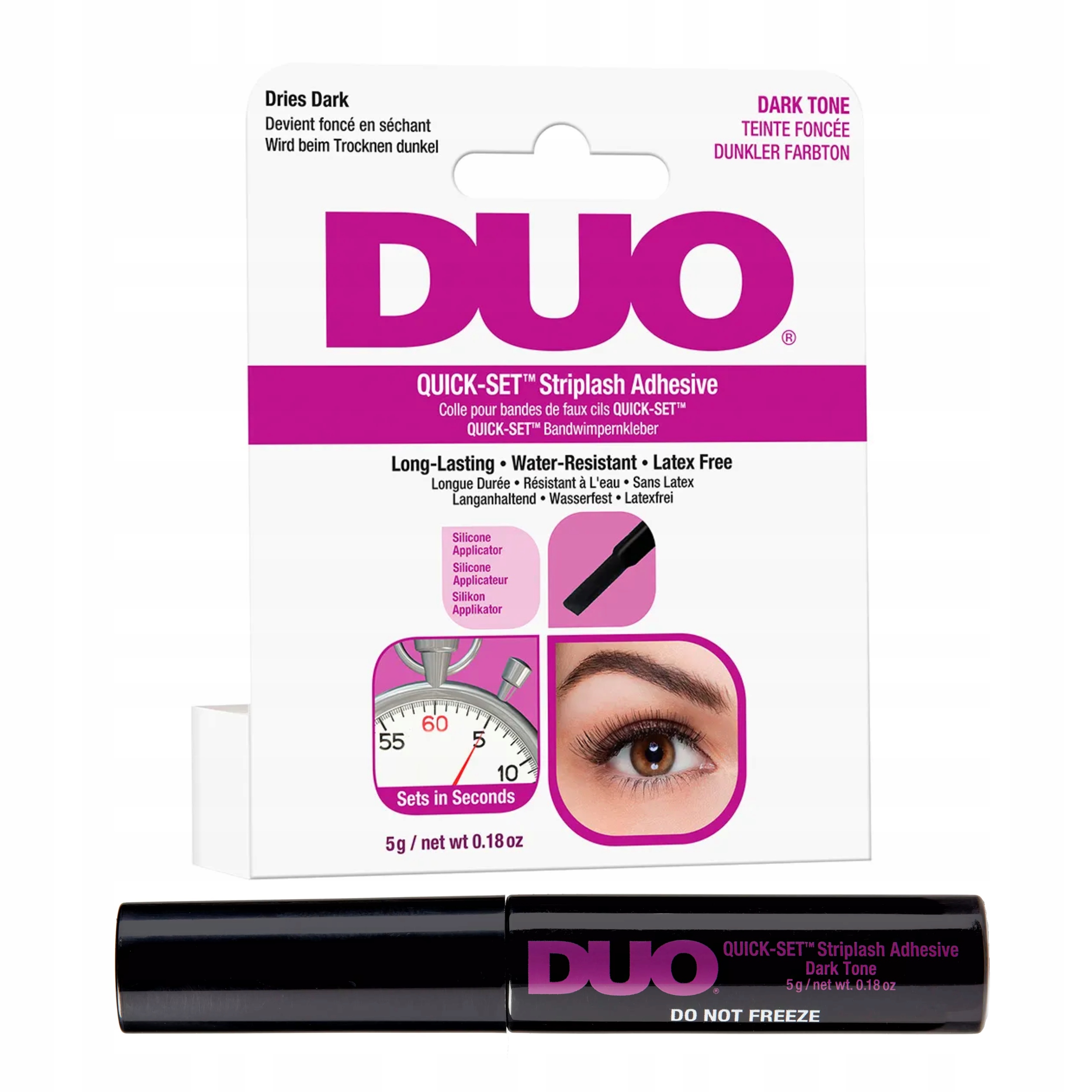 Duo Quick-Set Striplash Adhesive Dark Tone