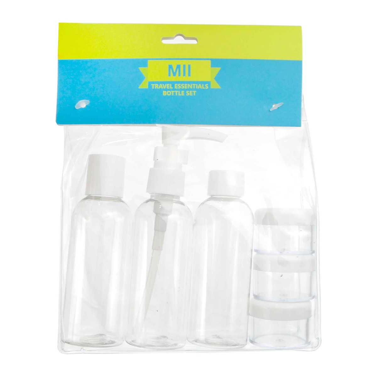 Mii Travel Essentials Bottle Set, 4 containers