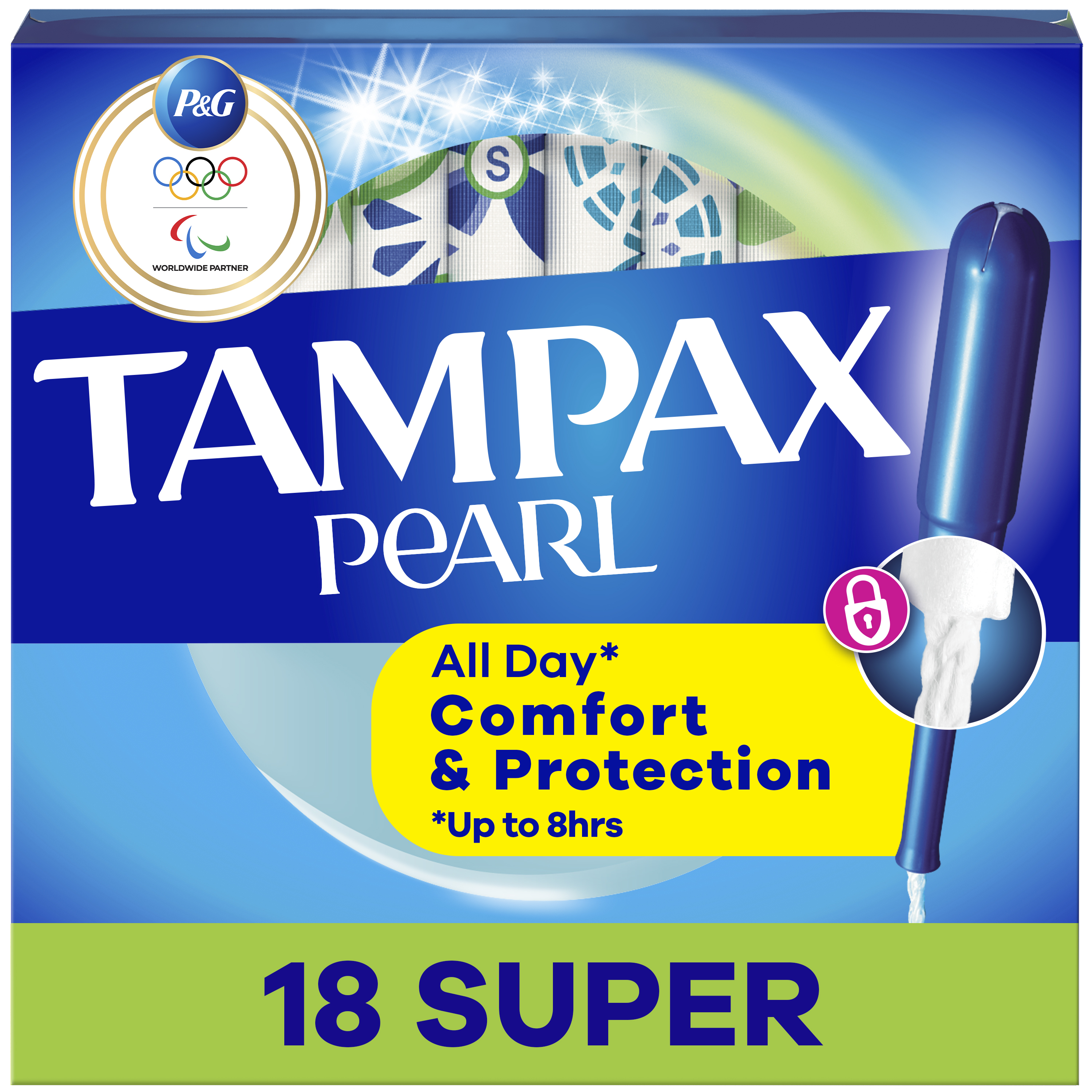 Tampax Pearl Super 18 Tampons