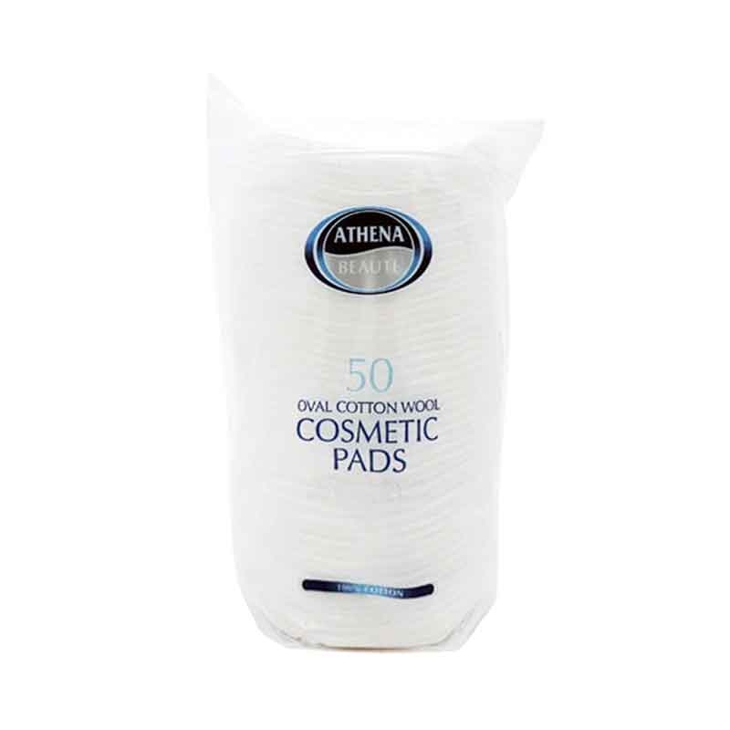 Athena Oval Cotton Wool Cosmetics Pads 50s