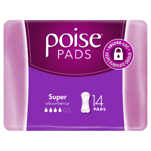 Poise Pads Moderate 14s Super