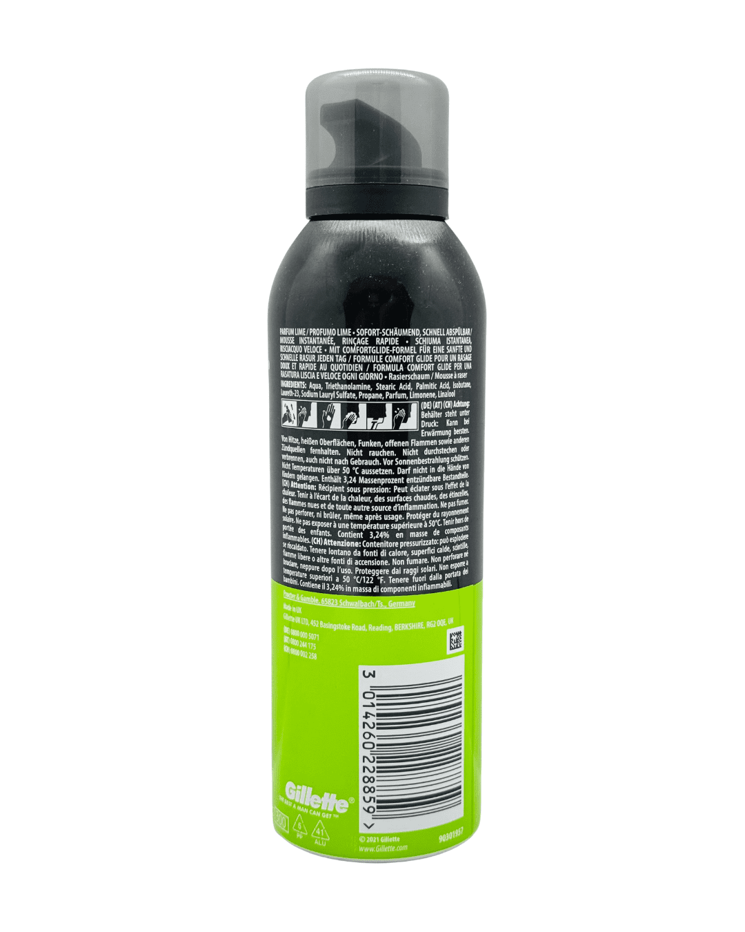 Gillette Shave Foam Lime Scent