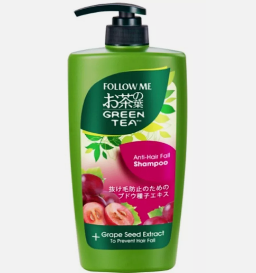 Follow Me Green Tea Shampoo 650ml Anti-Hair Fall