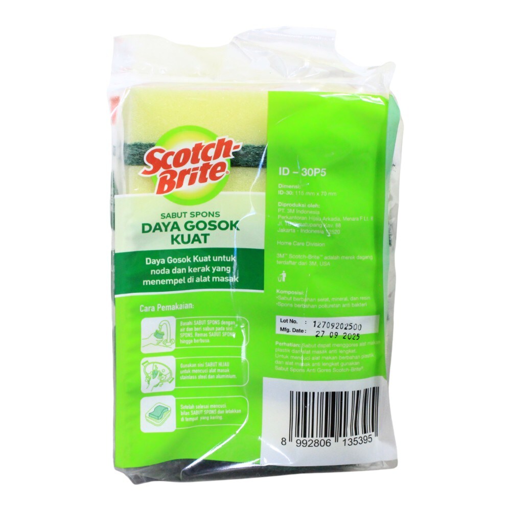 Scotch Brite Sponge 5s