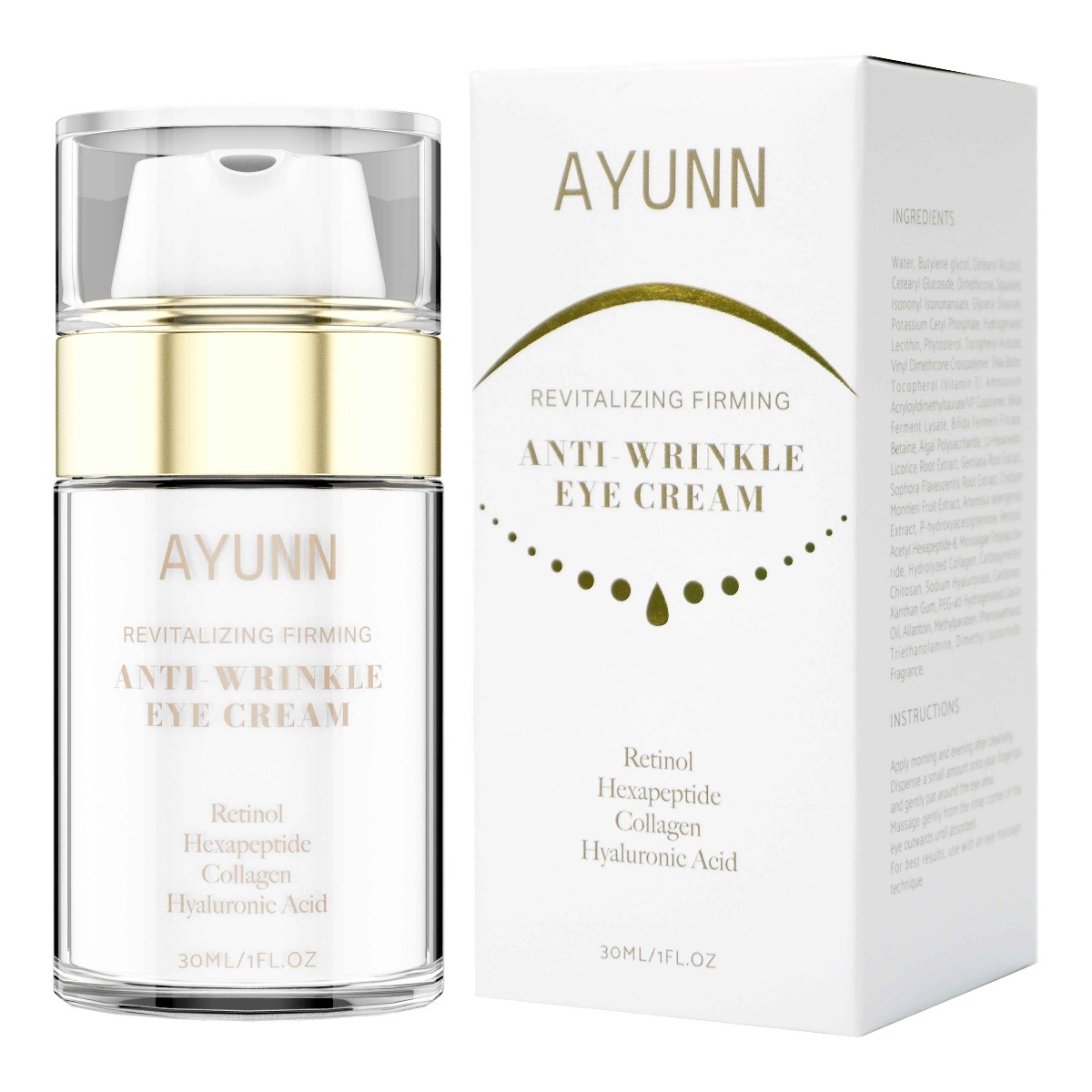 AYUNN Anti-Wrinkle Eye Cream