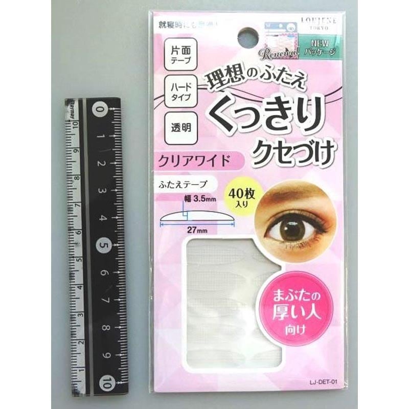 100Yen Double Eyelid Tape 40s Clear Wide