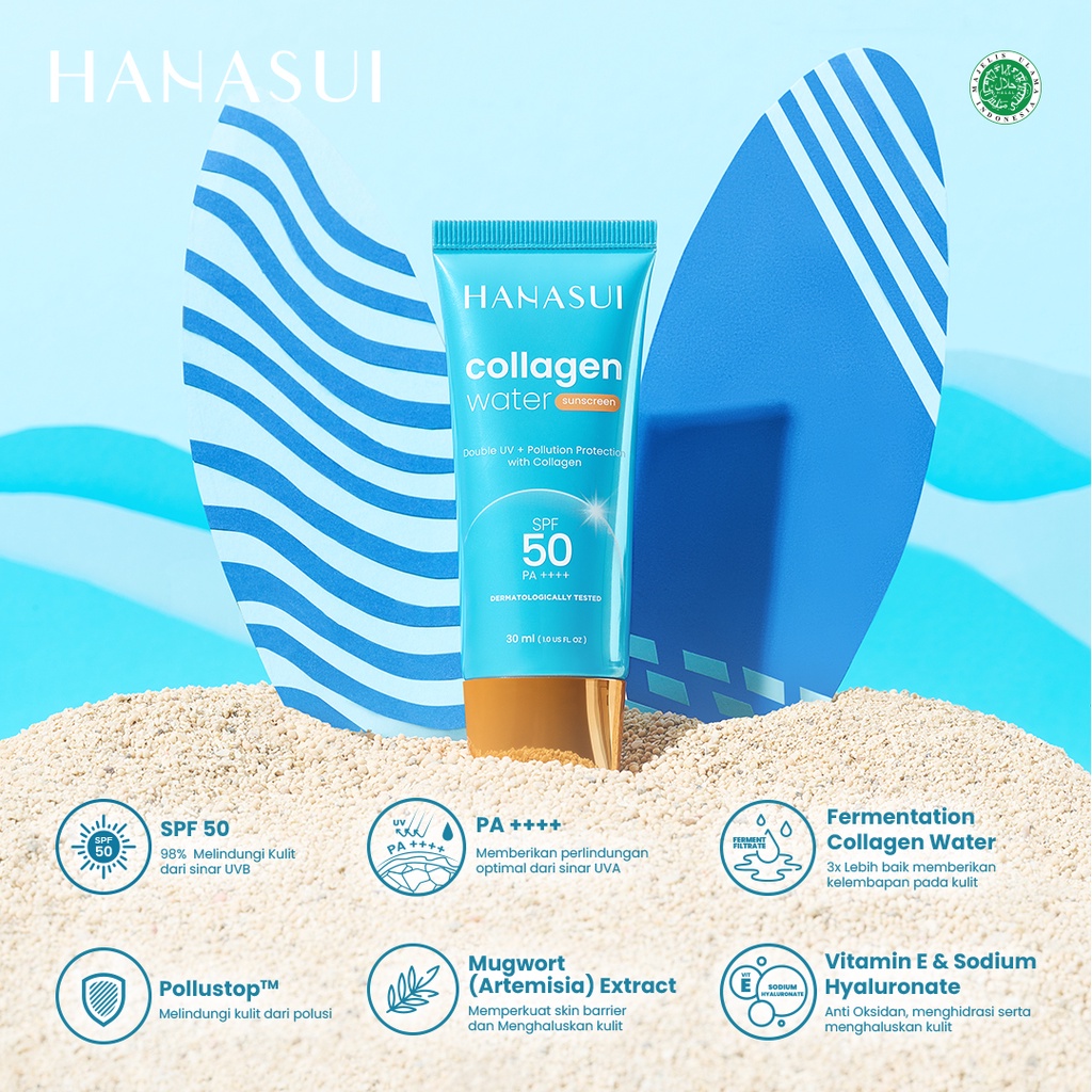 Hanasui Collagen Water Sunscreen SPF50 30ml
