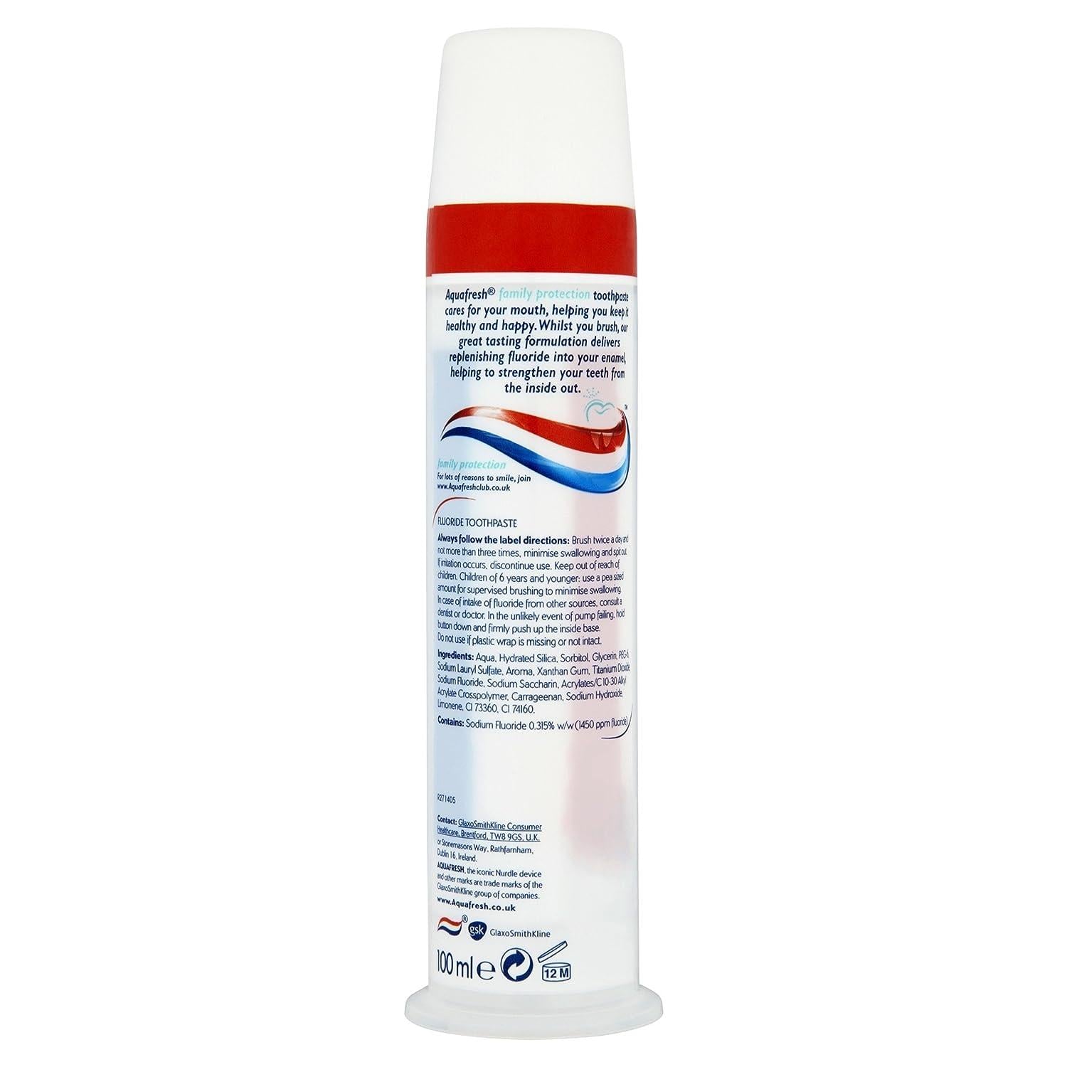 Aquafresh Triple Protection Fresh & Minty Toothpaste Pump