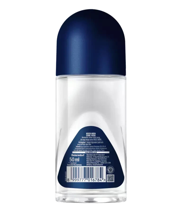 Nivea Men Nivea Deodorant Roll On Men Cool Kick Green