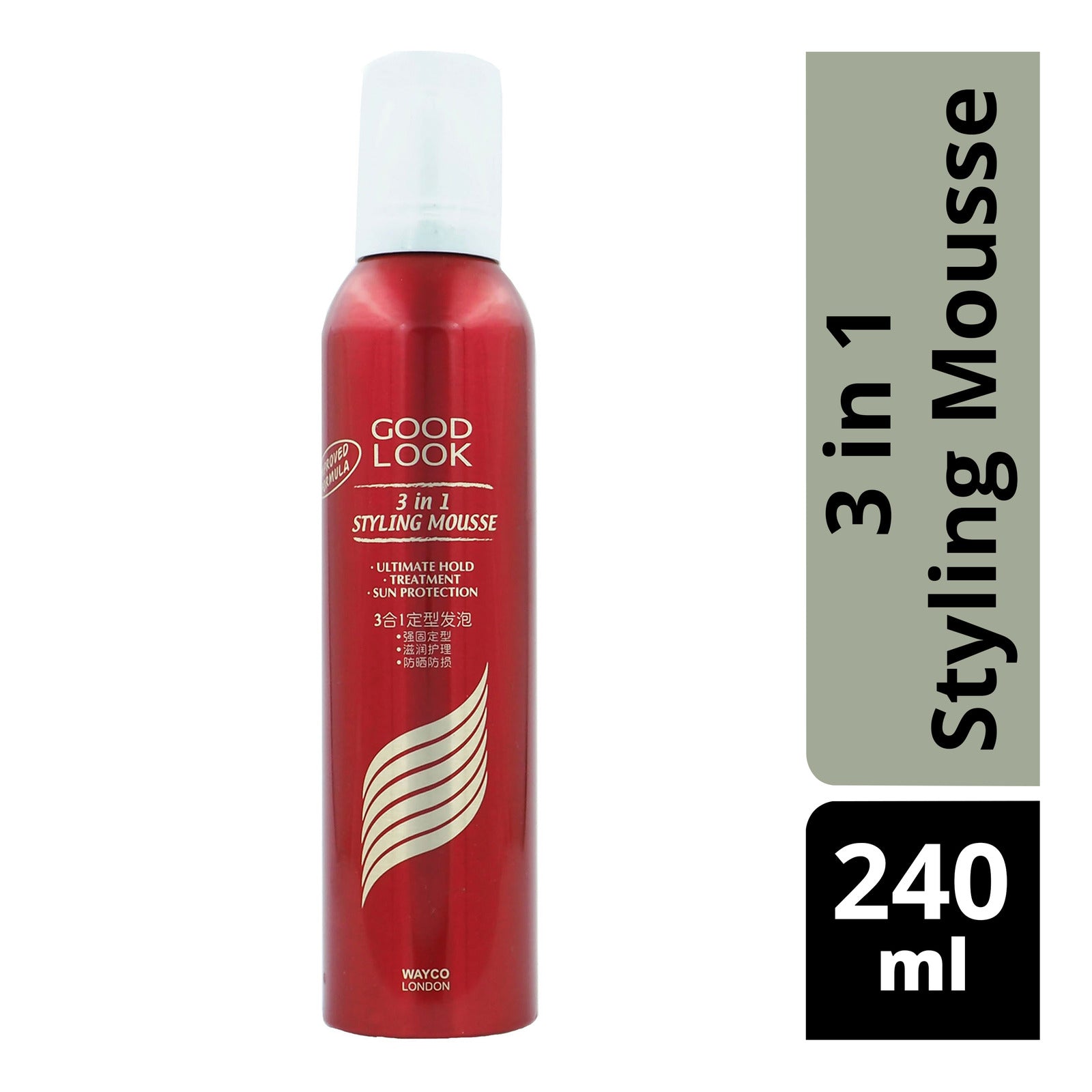 GoodLook 3in1 Styling Mousse 240ml