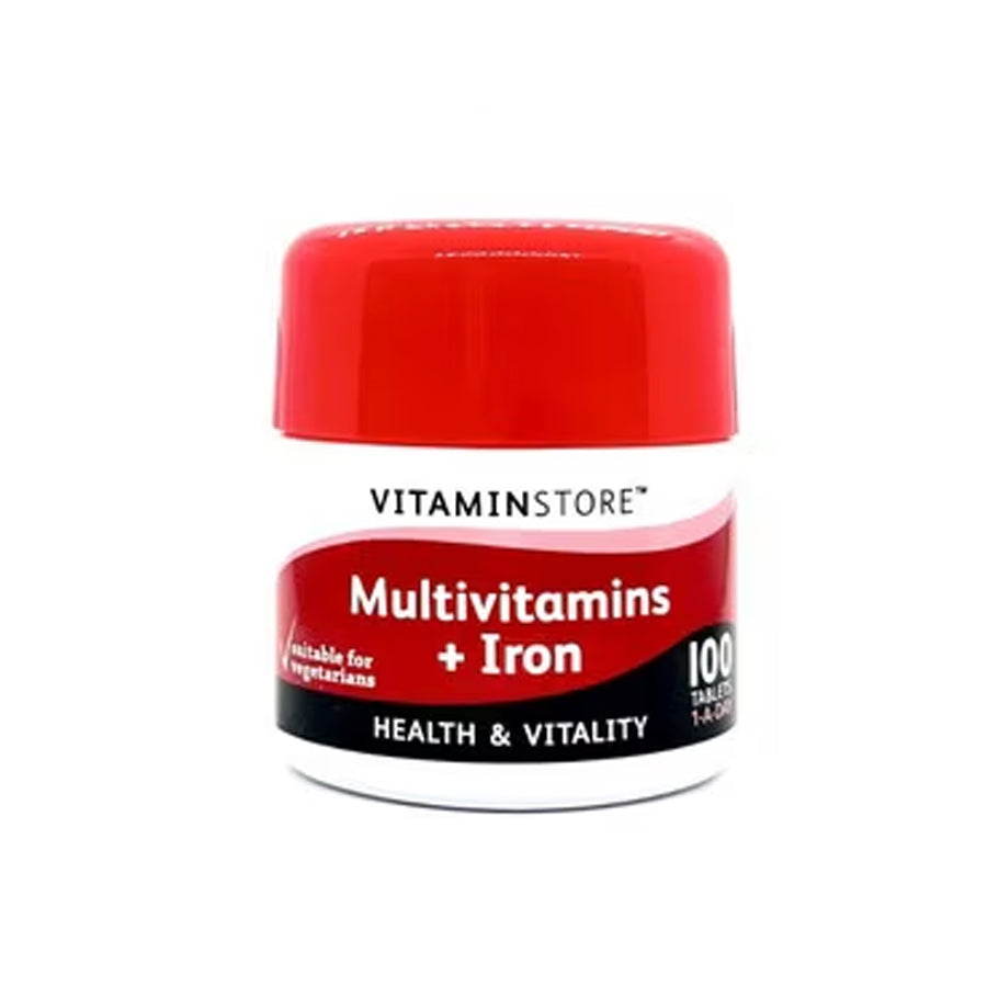 Vitaminstore Multivitamins + Iron Tablets 100s