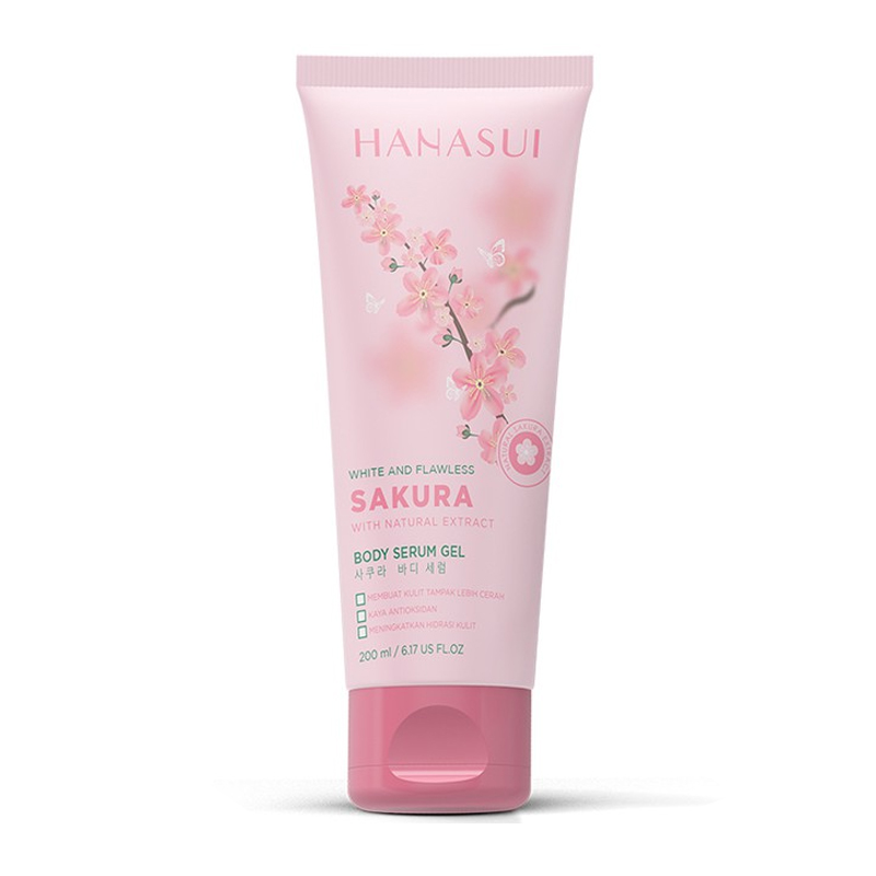 Hanasui Body Serum Gel 200ml Sakura