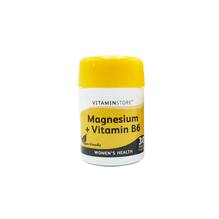 Vitamin Store Magnesium & Vitamin B6 Tablets 30s