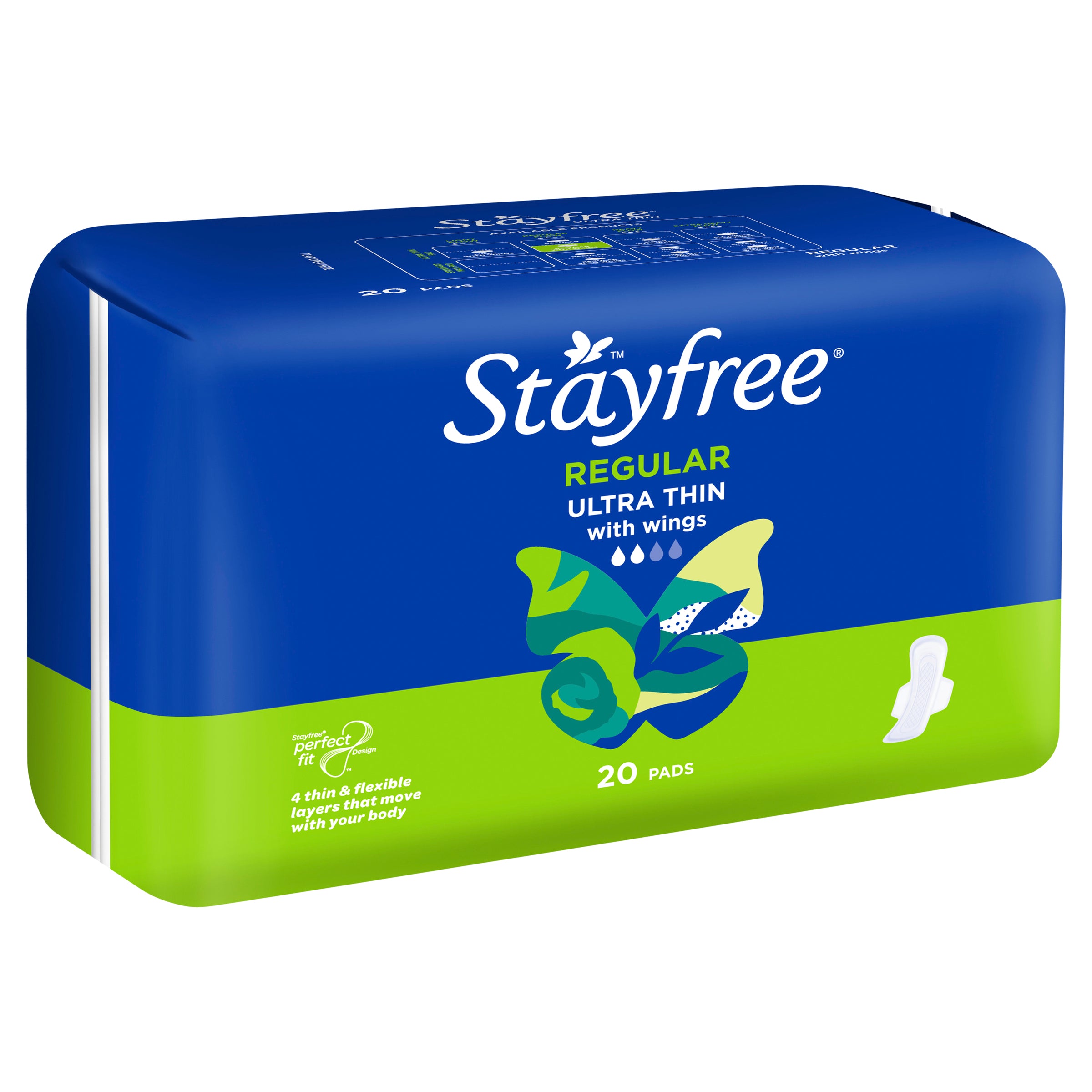 Stayfree Ultra Thin Regular Wings 20s