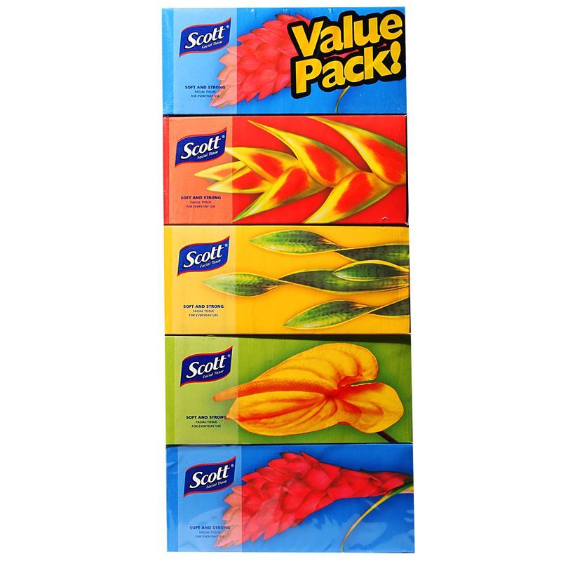Scott Facial Tissue Box 150sx5box