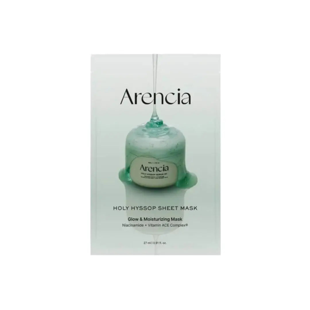 Arencia Holy Hyssop Sheet Mask 1s