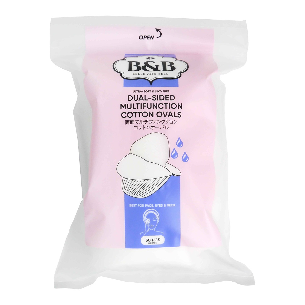 Belle And Bell Dual-Sided Multifunction Cotton Ovals 50s