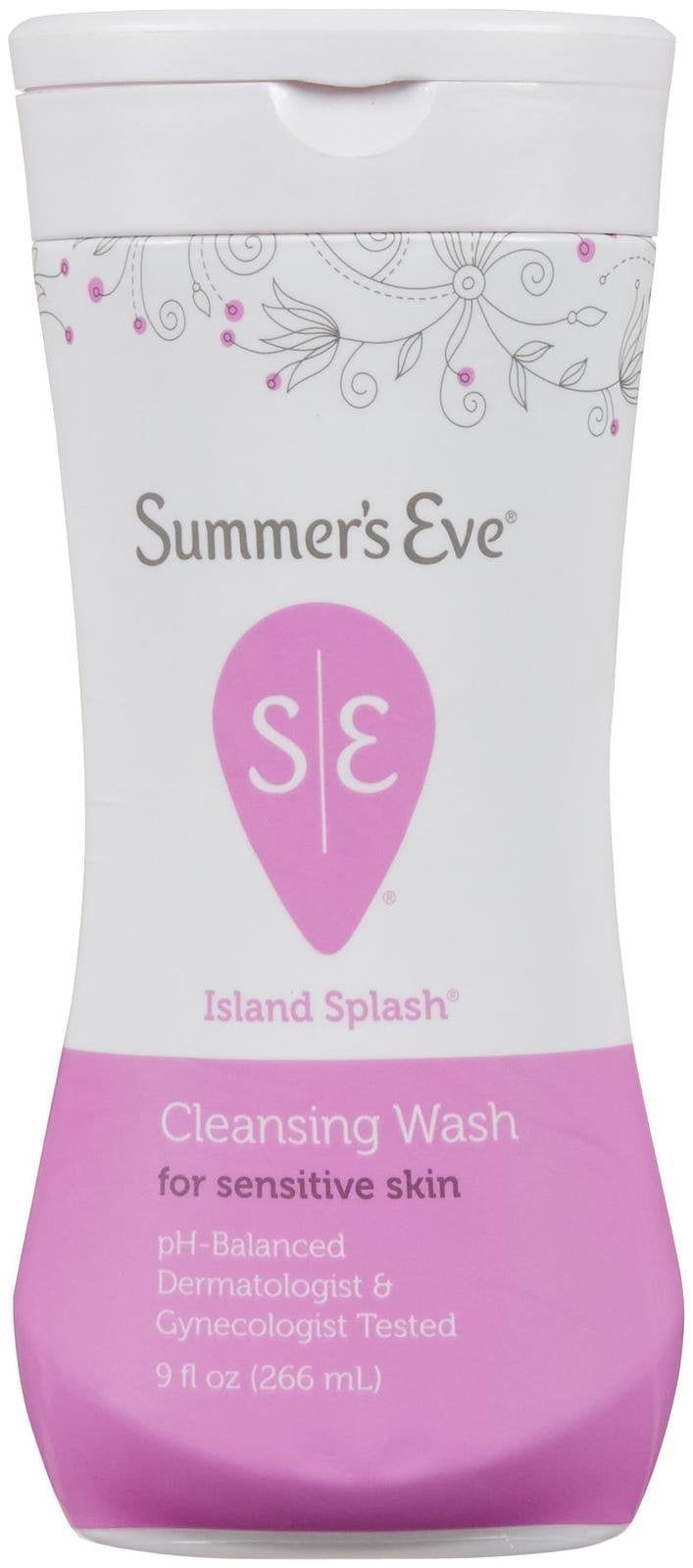 Summer's Eve Island Splash Cleansing Wash 9oz For Sensitive Skin