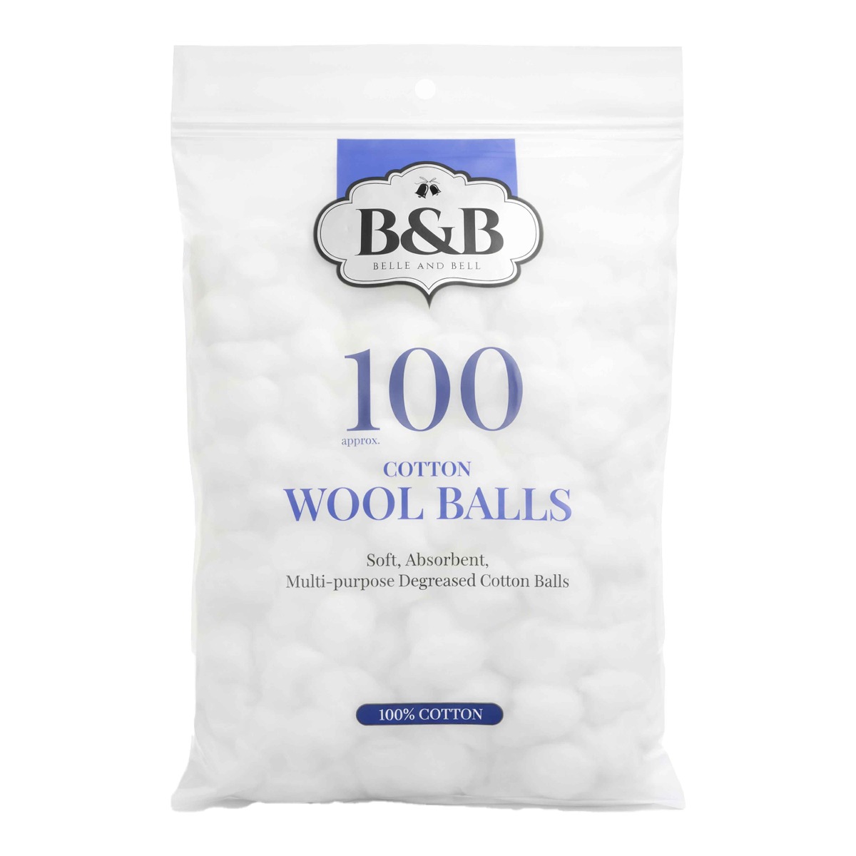 Belle And Bell Cotton Wool Balls 100s