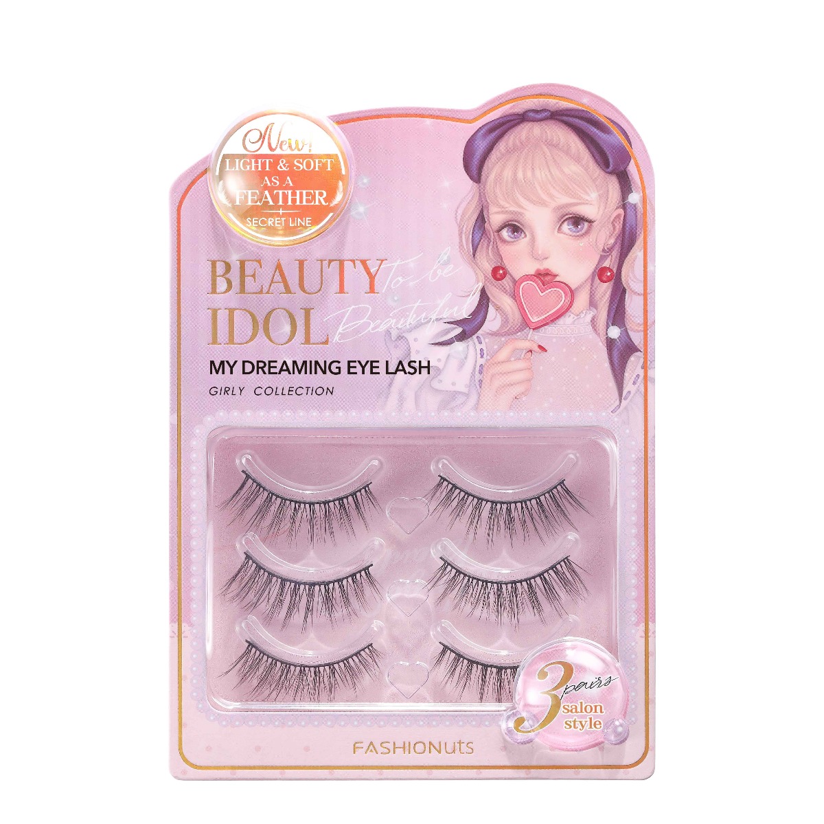 Beauty Idol 3 Pairs Eyelashes 02 6s