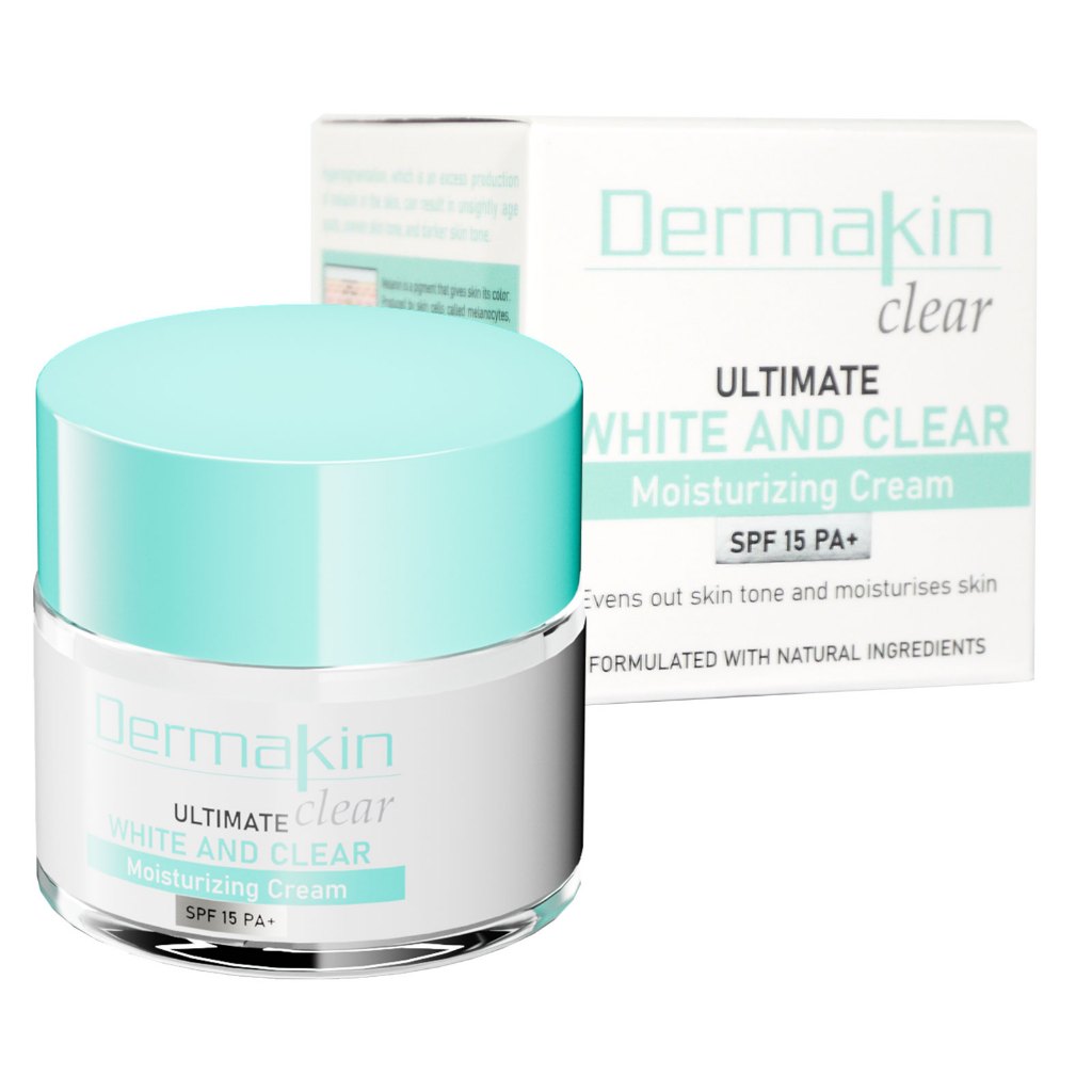 Dermakin Clear Ultimate White And Clear Moisturizing Cream SPF 15 PA+