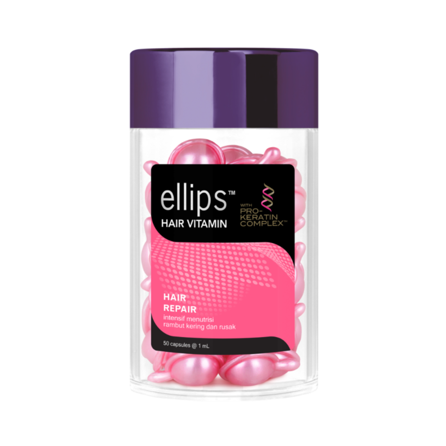 Ellips Hair Vitamin 50s With Pro-Keratin Pink