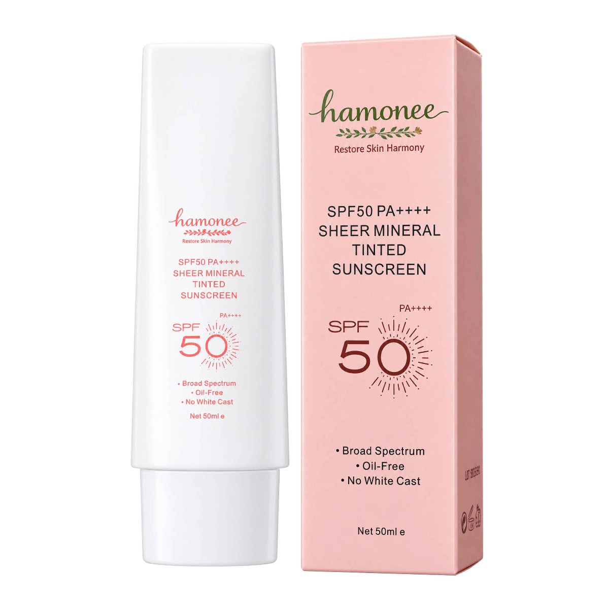 Lovali Hamonee Sheer Mineral Tinted Sunscreen SPF50 PA++++