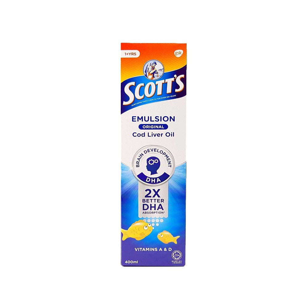 Scott's DHA Emulsion Cod Liver Oil Original
