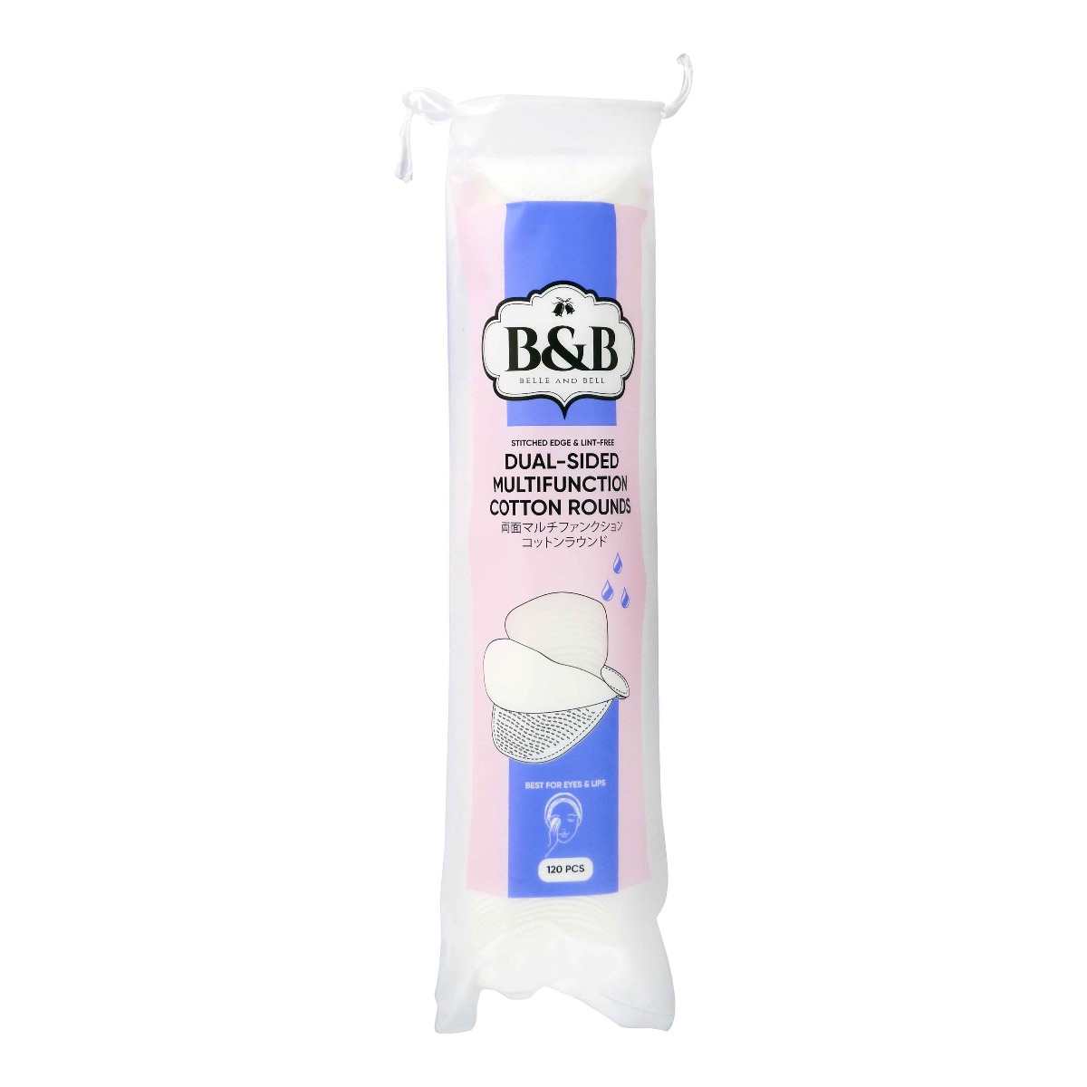 Belle And Bell Dual-Sided Multifunction Cotton Rounds 120s