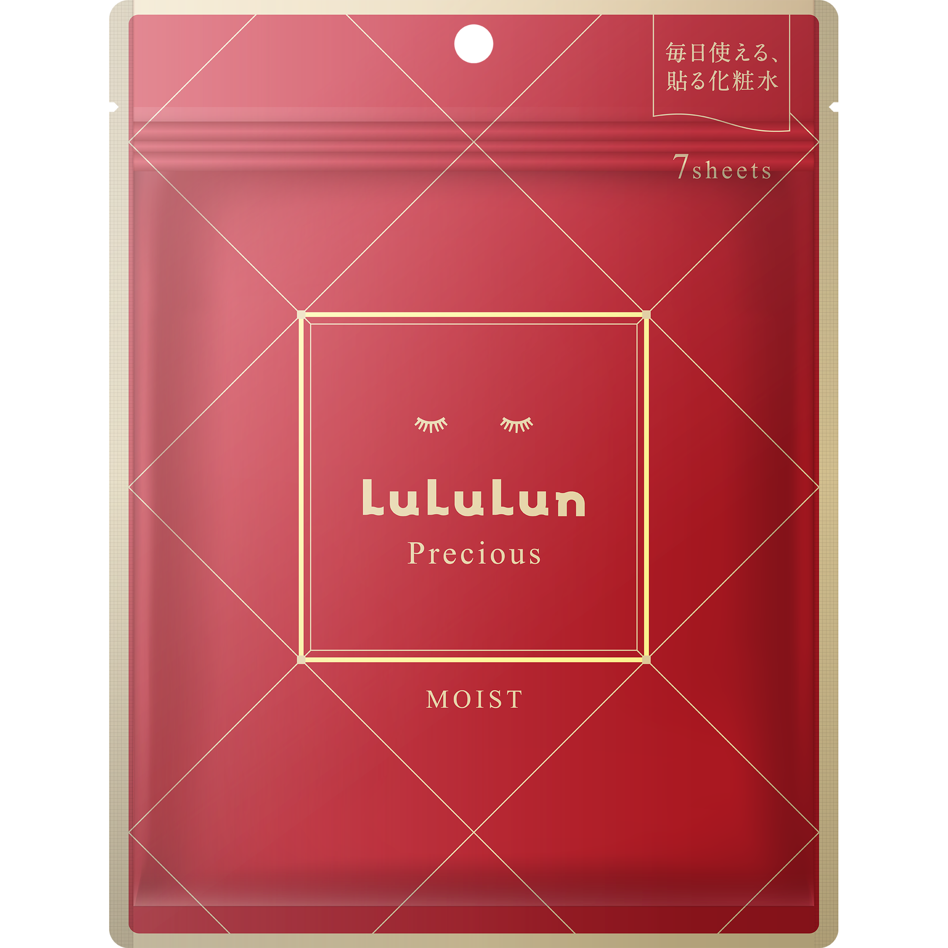 Lululun Face Mask Precious Moist Red 7s