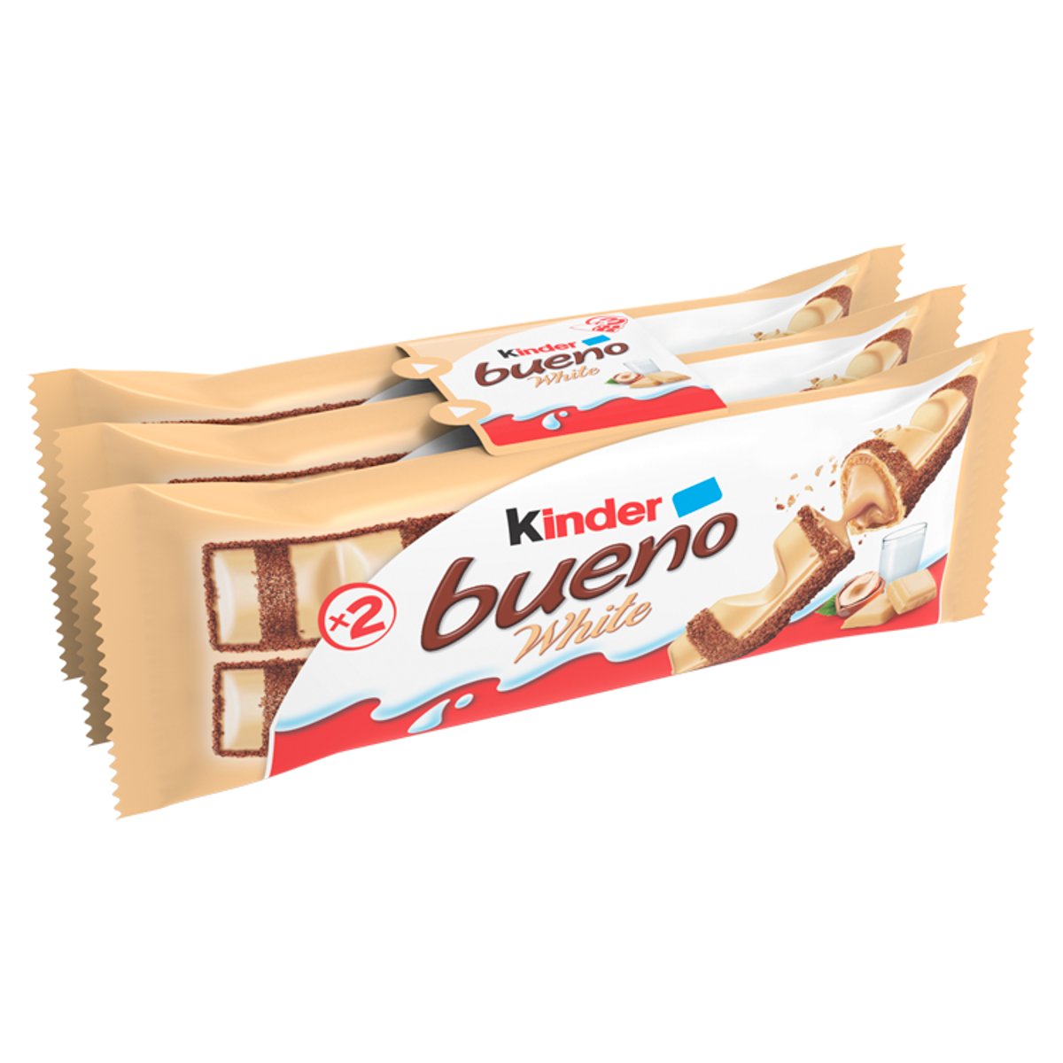 Kinder White 2 Bars 39gx3Pack
