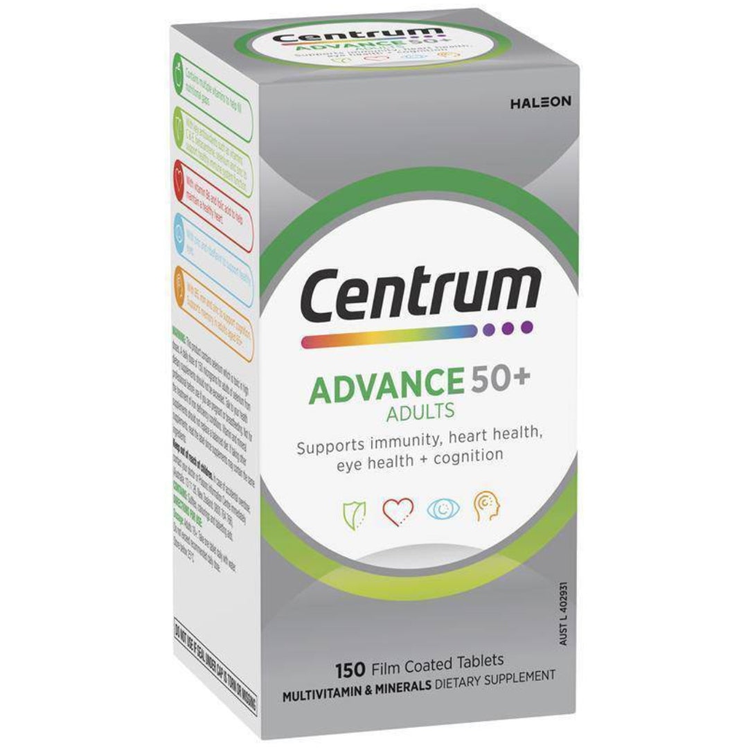 Centrum Advance 50+ Adults Tablets 150s