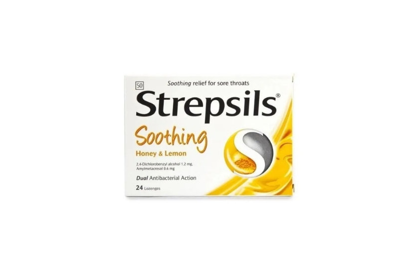 Strepsils Antiseptic Lozenges 24s Honey & Lemon