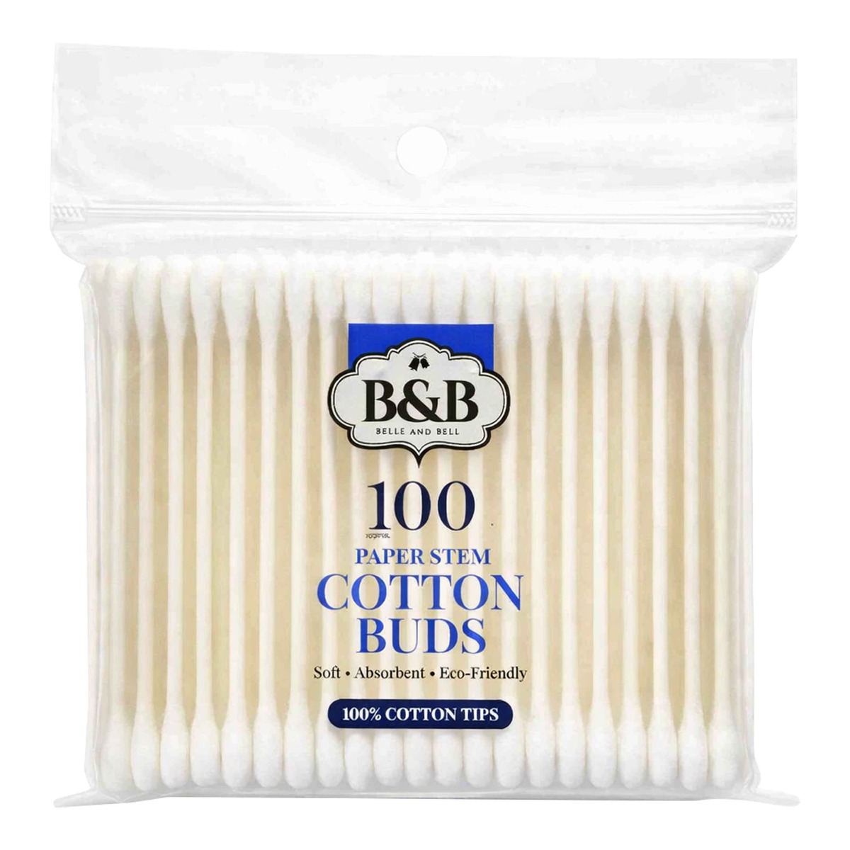 Belle And Bell Cotton Buds Paper Stem 100s